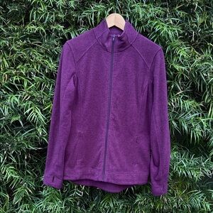 Duluth Trading Co Plum Full-Zip Utility Fleece Jacket